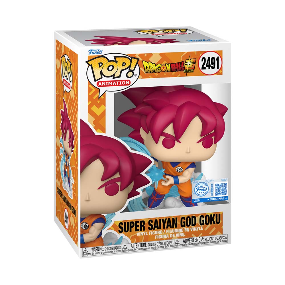 Dragon Ball: Super - Super Saiyan God Goku (Kamehameha) Pop! Vinyl Figure - Packshot 2