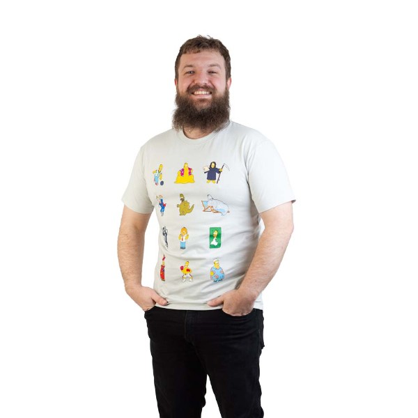 The Simpsons - Hall of Homer T-Shirt - Packshot 2