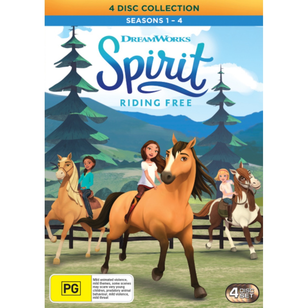 Spirit: Riding Free: Seasons 1 - 4 (4 Disc Collection) - Loot - EB ...