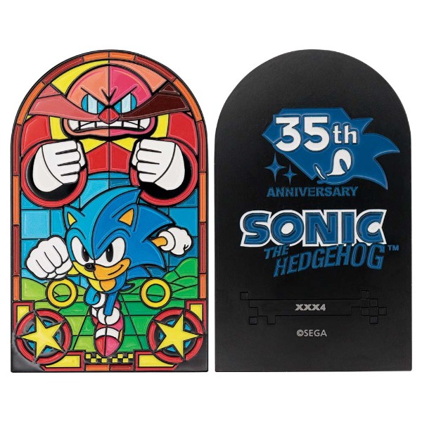 Sonic The Hedgehog - Stained Glass Window Style Ingot Limited Edition - Packshot 2