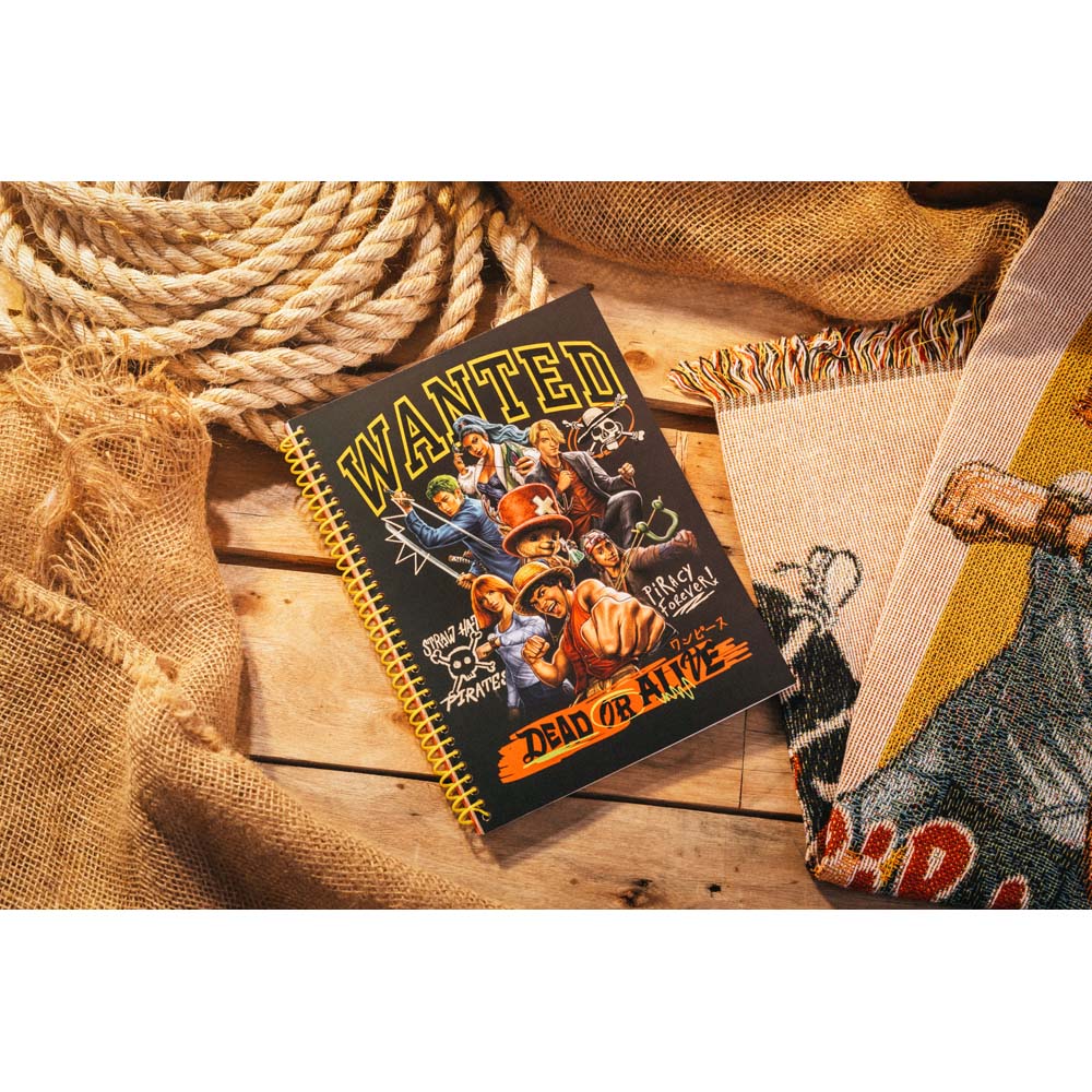 Netflix - One Piece - Wanted Dead or Alive! A4 Spiral Notebook - Packshot 3