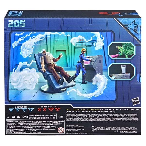 G.I. Joe - Classified Series #205 - Shipwreck Vs. Cadet Deming (There's No Place Like Springfield) Action Figure - Packshot 4