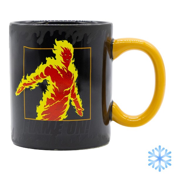 Marvel - The Fantastic Four: First Steps Human Torch Flame On Heat Change Mug - Packshot 3