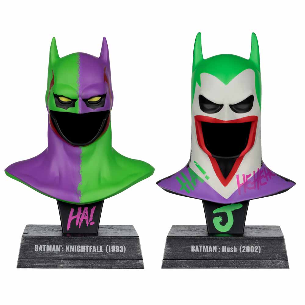 DC Comics – Batman – Knightfall & Hush (Jokerised) 2-Pack 1:3 Scale Cowl Replicas - Packshot 3