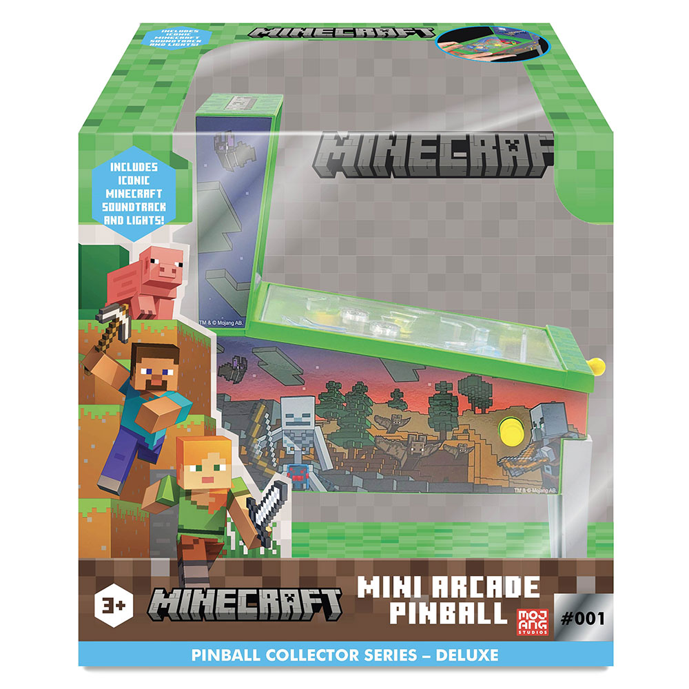 Minecraft - Mini Arcade Pinball - Toys & Gadgets - ZiNG Pop Culture