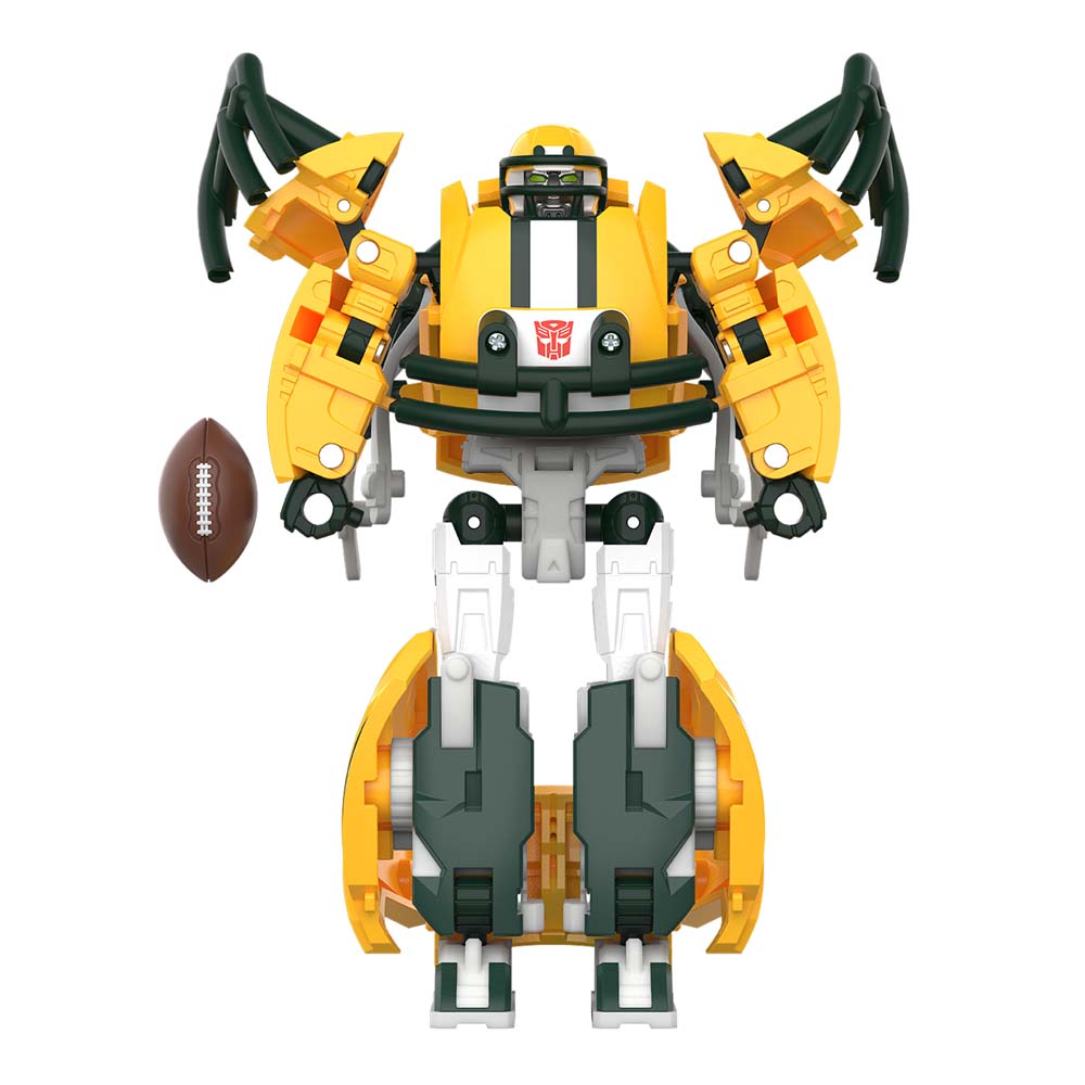 Transformers x NFL - Green Bay Packers Tundra Prime Action Figure - Packshot 2