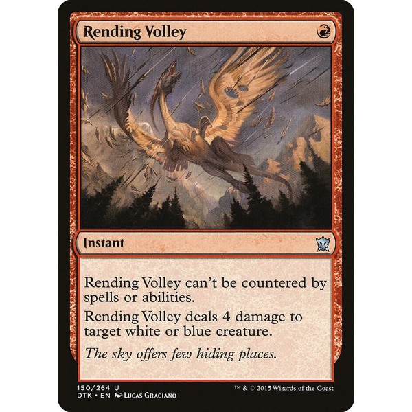 Magic: The Gathering - TCG - Dragons of Tarkir - Rending Volley 150 Foil - Packshot 1