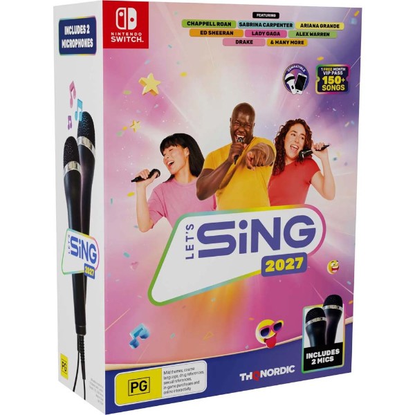 Let's Sing 2027 + 2 Mic Bundle - Packshot 1