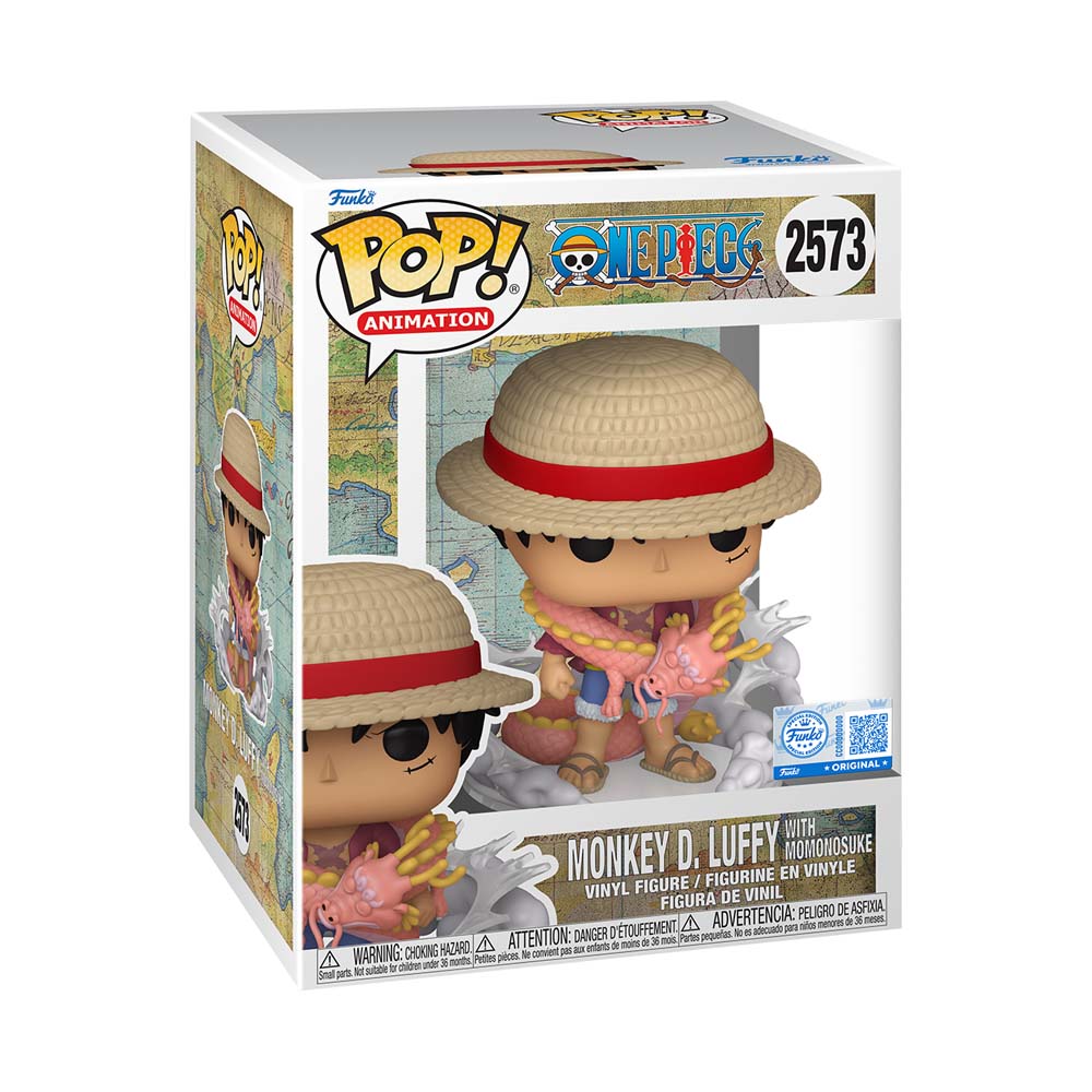 One Piece - Premium Monkey D. Luffy with Momonosuke Pop! Vinyl Figure - Packshot 2