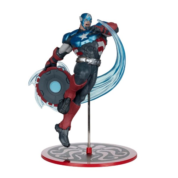 Marvel Rivals -  Captain America 1/10th Scale Figure - Packshot 1
