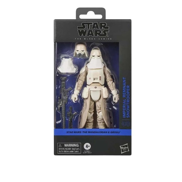 Star Wars - The Mandalorian & Grogu - The Black Series - Imperial Remnant Snowtrooper Action Figure - Packshot 2