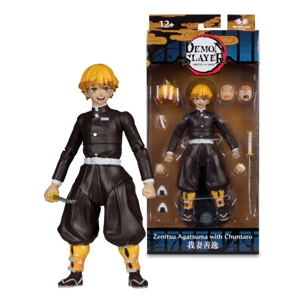 Demon Slayer - Zenitsu Agatsuma with Chuntaro (Season 3) 7" Action Figure - Packshot 6