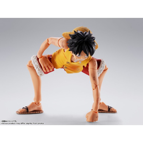 One Piece - Monkey D. Luffy (Summit War of Marineford) S.H.Figuarts Action Figure - Packshot 4