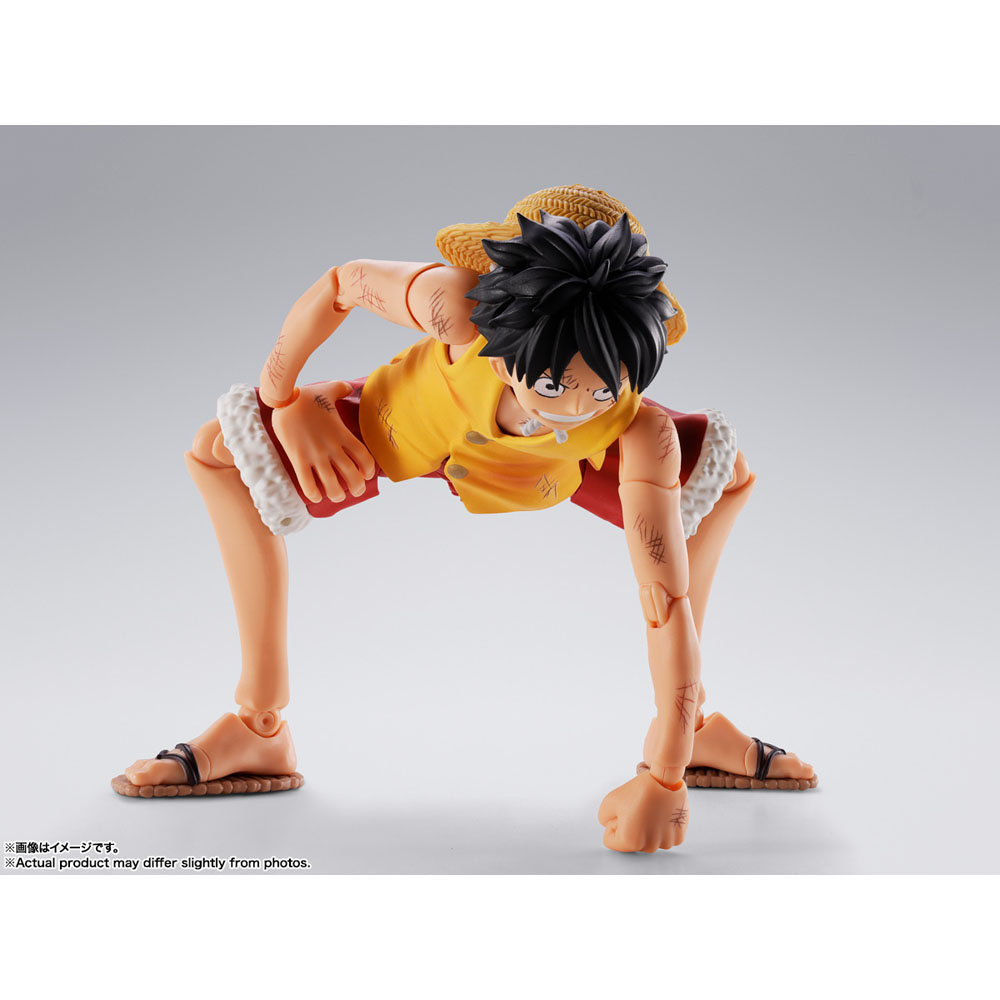 One Piece - Monkey D. Luffy (Summit War of Marineford) S.H.Figuarts Action Figure - Packshot 4