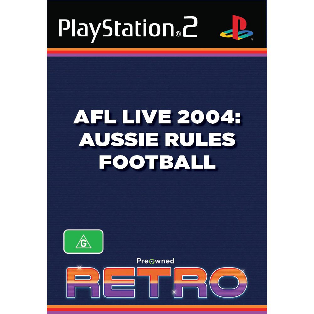 AFL Live 2004: Aussie Rules Football - Packshot 1