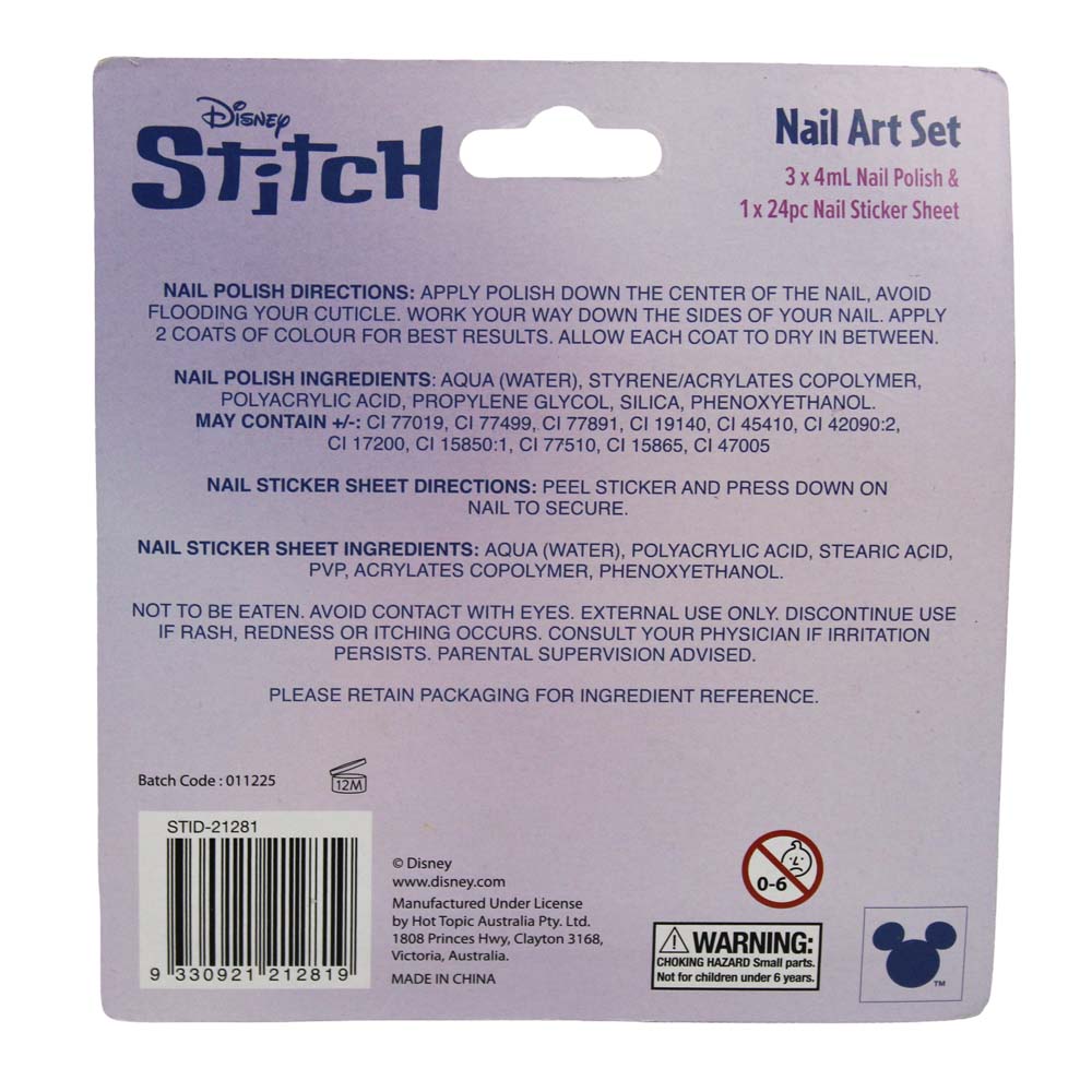 Disney - Lilo & Stitch - Stitch & Angel Nail Art Set - Packshot 3