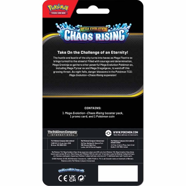Pokemon - TCG - Mega Evolution Chaos Rising Checklane Blister - Packshot 2