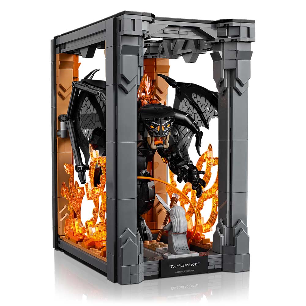 The Lord of The Rings - LEGO Icons Balrog™ Book Nook 10367 - Packshot 5