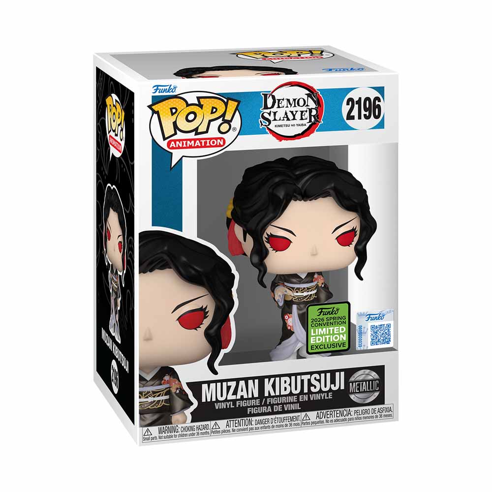 Demon Slayer - Muzan Kibutsuji Metallic Spring Convention Exclusive 2026 Pop! Vinyl Figure - Packshot 2