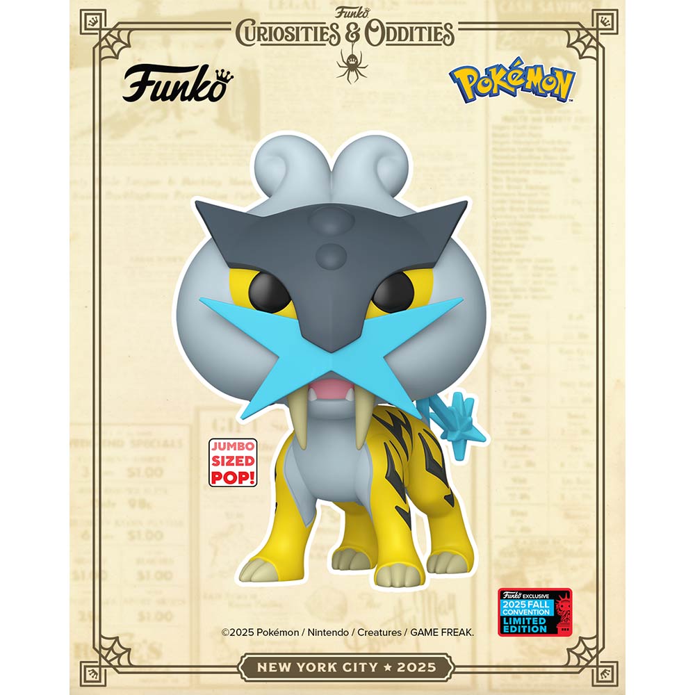 Pokemon - Raikou 10" NYCC 2025 Pop! Vinyl Figure - Packshot 3