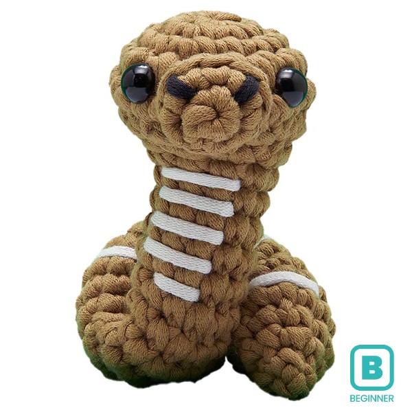 Harry Potter - The WOOBLES Slytherin Snake Crochet Kit - Toys
