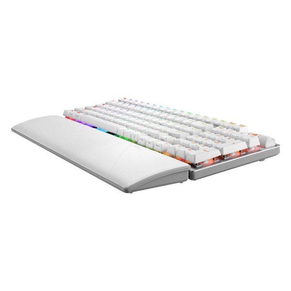 ASUS ROG - Strix Scope II 96 Wireless Keyboard (NX Snow Switch) - White - Packshot 5