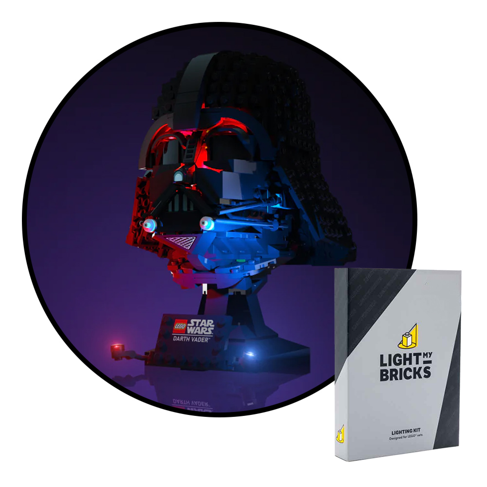 Light My Bricks - Star Wars - Darth Vader Helmet 2.0 (LEGO #75304) Light Kit - Packshot 1