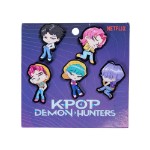 Netflix - KPop Demon Hunters - Chibi Saja Boys Pin 5-Pack - Packshot 2