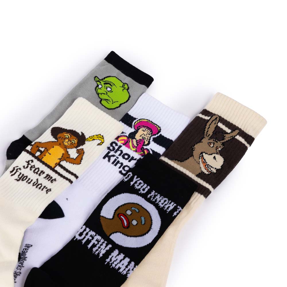 Shrek - Shrek Faves Mixed Socks 5-Pack - Packshot 2