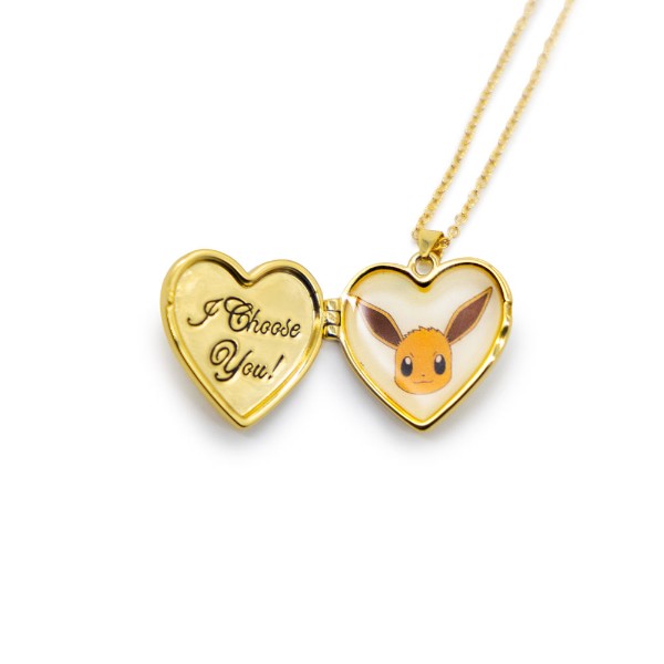 Pokemon - Eevee Heart Locket Necklace - Packshot 1