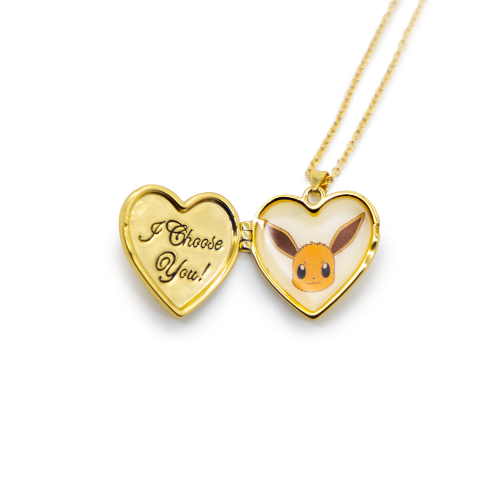 Pokemon - Eevee Heart Locket Necklace - Packshot 1