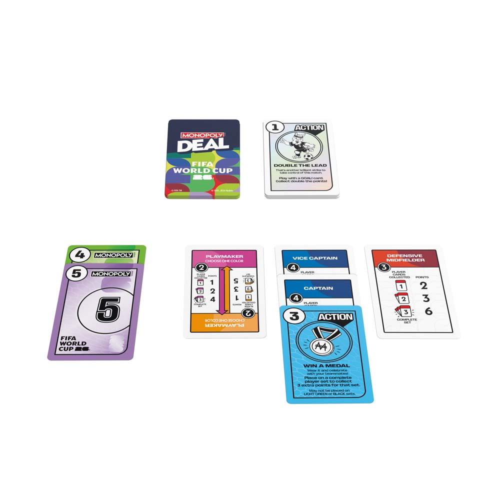 Monopoly Deal - FIFA World Cup 2026 Edition Card Game - Packshot 4