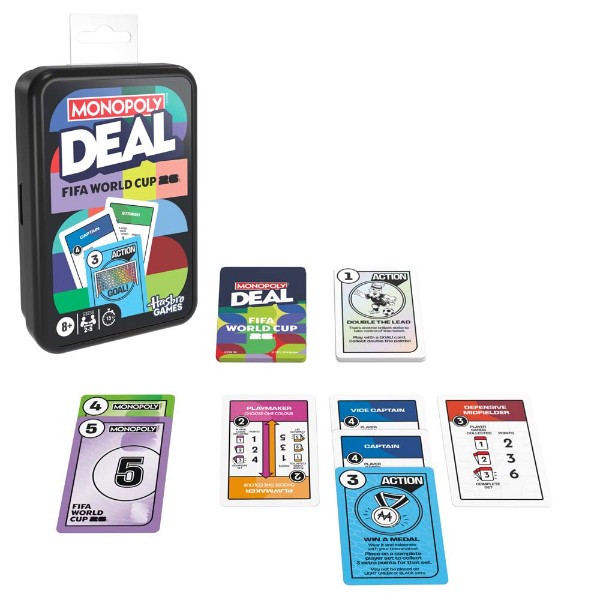Monopoly Deal - FIFA World Cup 2026 Edition Card Game - Packshot 3