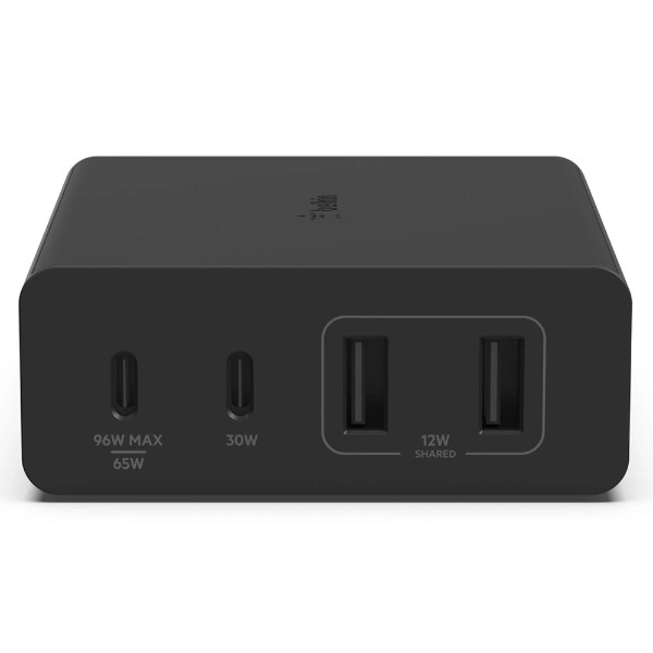 Belkin BoostCharge Pro 4-Port GaN Charger 108W - Black - Packshot 1