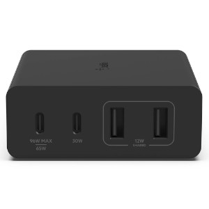Belkin BoostCharge Pro 4-Port GaN Charger 108W - Black