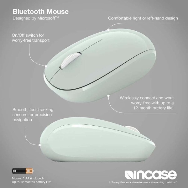 Incase - Bluetooth Mouse - Mint - Packshot 2