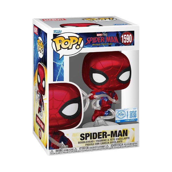 Marvel - Spider-Man: Brand New Day - Spider-Man Metallic Pop! Vinyl Figure - Packshot 2