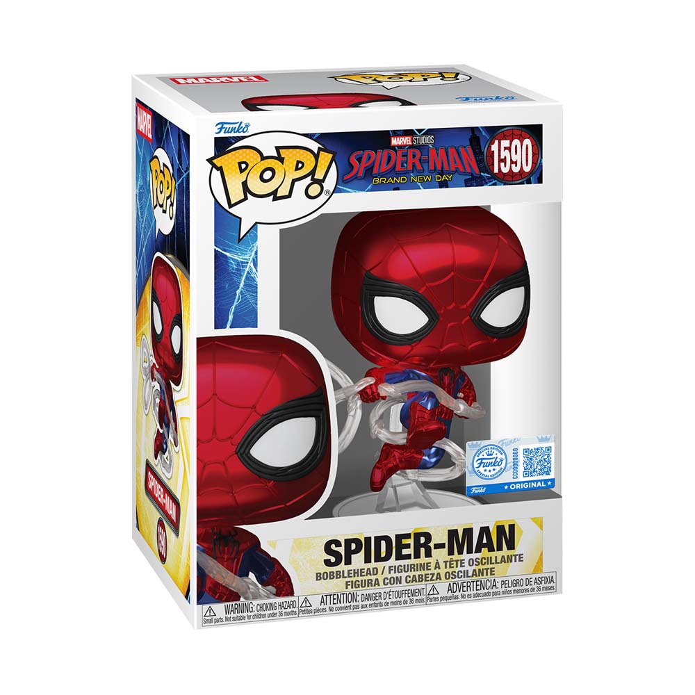 Marvel - Spider-Man: Brand New Day - Spider-Man Metallic Pop! Vinyl Figure - Packshot 2
