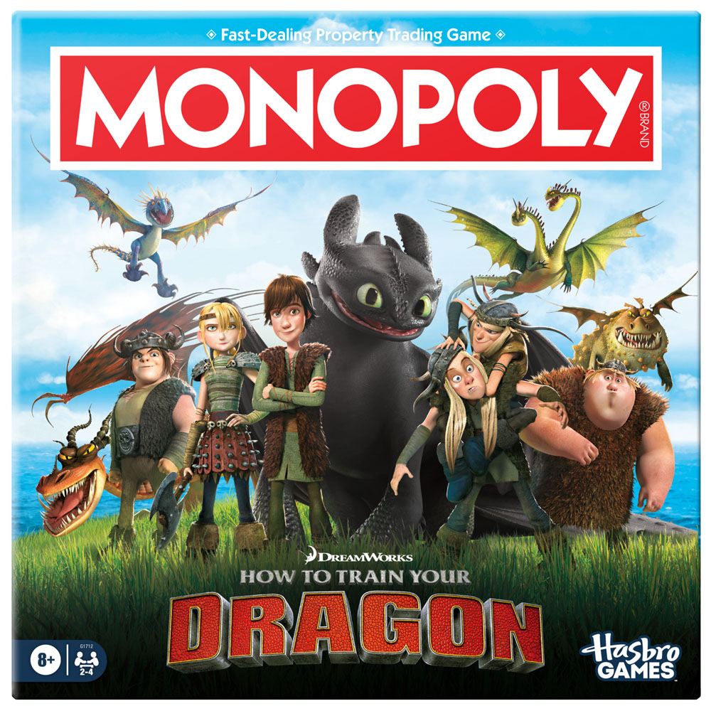 Monopoly - How to Train Your Dragon Edition Board Game - Packshot 1