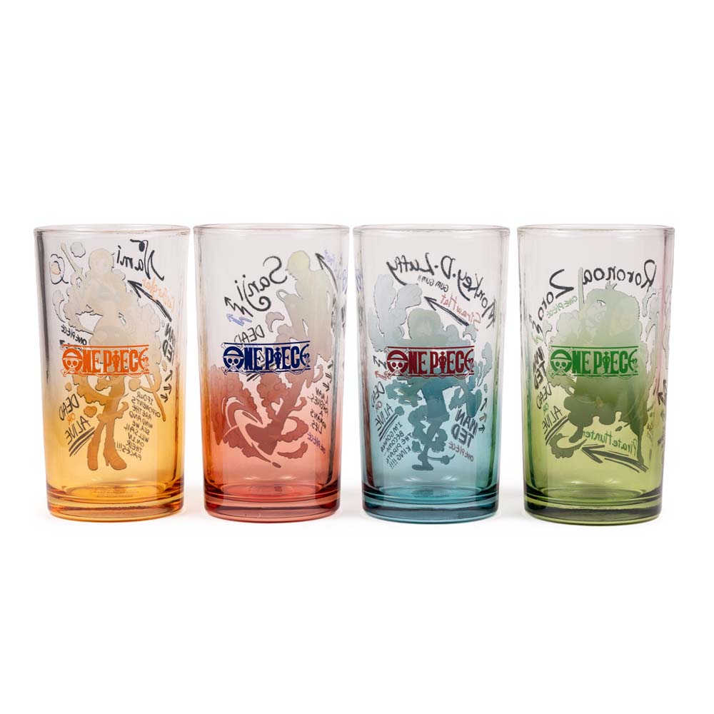 One Piece - Straw Hat Crew Glass 4-Pack - Packshot 2