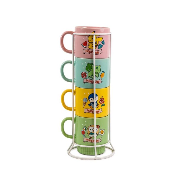 Pokemon - Fun Mug Stack 4-Pack (with Stand) - Packshot 1
