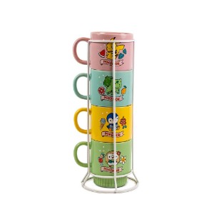 Pokemon - Fun Mug Stack 4-Pack (with Stand)