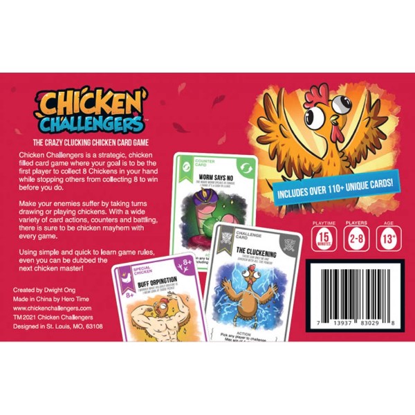 Chicken Challengers Card Game - Packshot 2