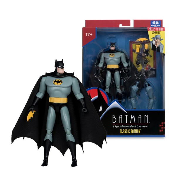 DC Comics - Batman: The Animated Series (1992) - Classic Batman 6" Action Figure - Packshot 3