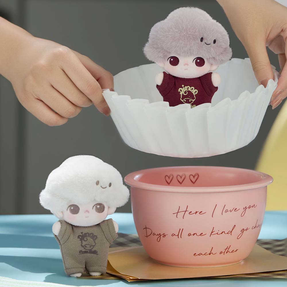 POP MART - DIMOO Crush on Coffee Series Soft-faced Plush Keyring Blind Box (Single Box) - Packshot 4
