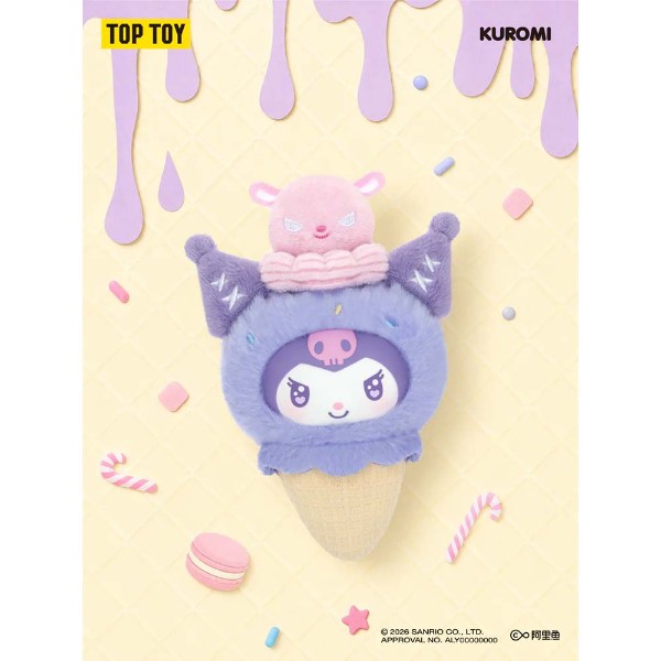 Sanrio - Little Ice Cream Cone Series Plush Blind Box (Single Box) - Packshot 6