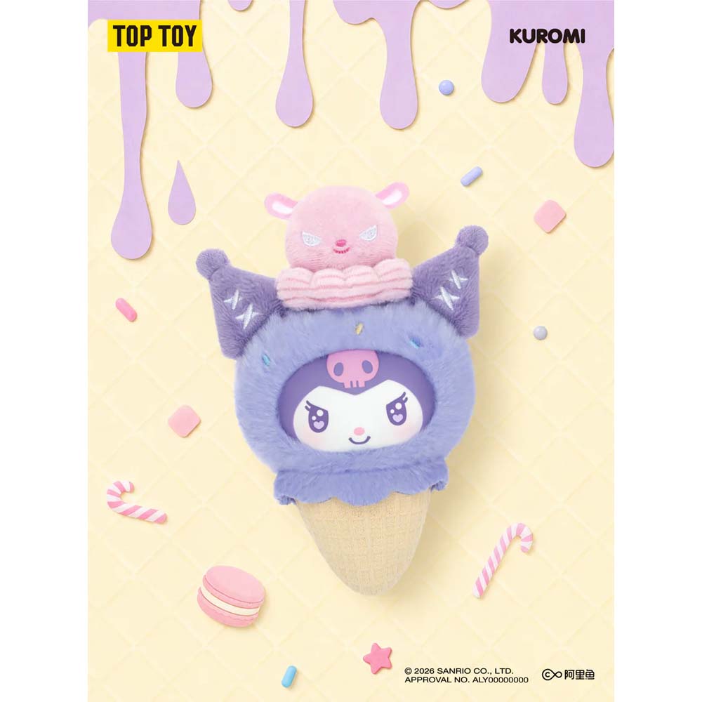 Sanrio - Little Ice Cream Cone Series Plush Blind Box (Single Box) - Packshot 6