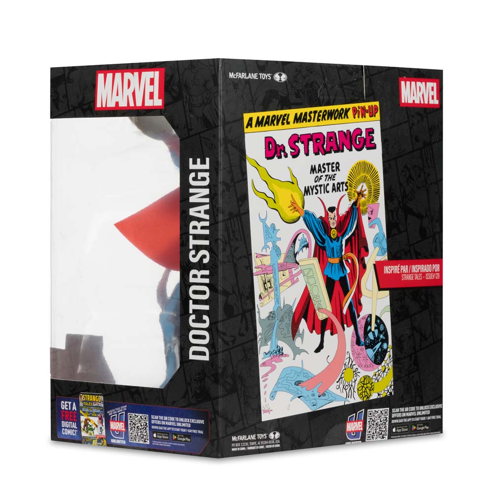 Marvel Doctor Strange 1:10th Scale Collectible with Scene (Strange Tales #128) - Packshot 3