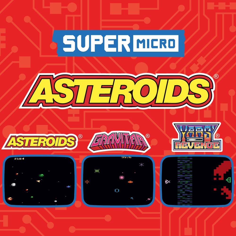 HyperMegaTech! Super Micro Keychain Gamer Console - Asteroids Edition - Packshot 4