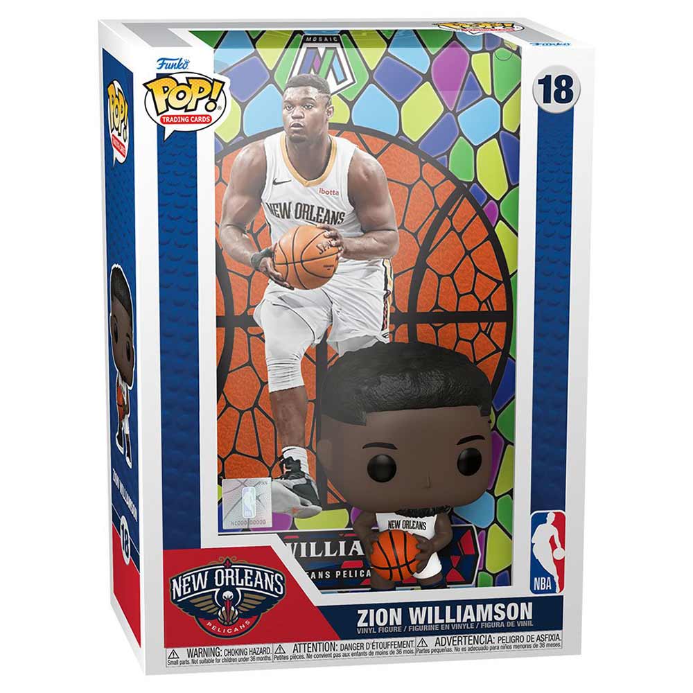 NBA New Orleans Pelicans Zion Williamson Mosaic Pop! Trading Card